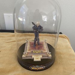 One of one The figurine, named Sylender, is a custom-made model from the game World of Warcraft (WoW), specifically from the Wrath of the Lich King ex