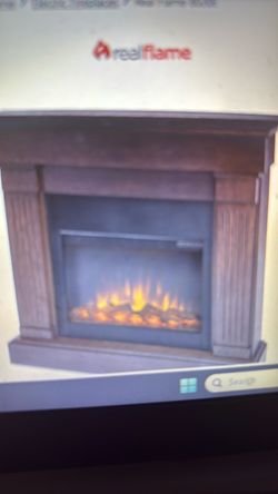 Electric fireplace with Mantel