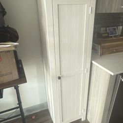 White Pantry Storage Cabinet – Big Lots – $75