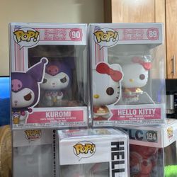 Hello Kitty #89, Kuromi #90 $25