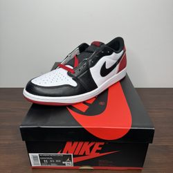 Jordan 1 Low ‘Black Toe’ )(2023)