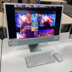 iMac 24 inch 8GB RAM 256GB SSD 2021 Model with Store Warranty And Financing Available!