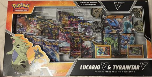 Lucario & Tyranitar Heavy Hitters Premium Pokemon Collection