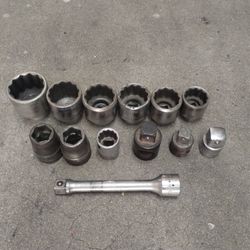 Socket 3/4 Drive USA Made Tools+ Extension 