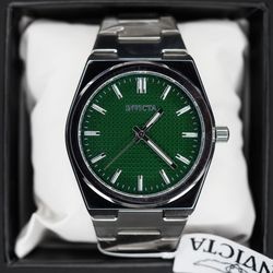 Invicta 69405 Quartz Green Textured Dial Stainless Steel Men's Watch