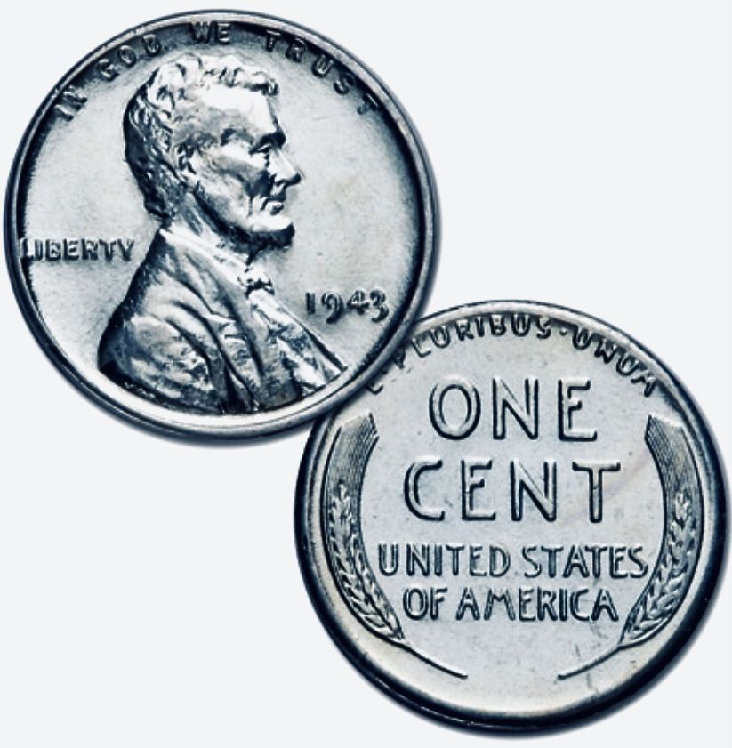 One cent 1943 Vintage Collectible Coin USA ๐บ๐ธ