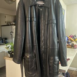 Wilsons Leather Black Jacket