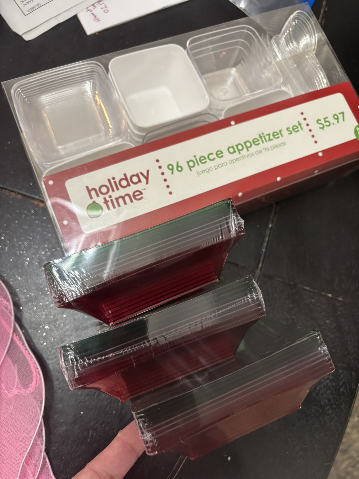 Appetizer Mini Plates And Silverware