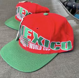 NEW WITH TAGS Authentic Vintage APEX ONE 1994 World Cup MEXICO SNAPBACK HAT