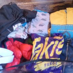 Boys Clothes Bundle Size 8–10 + Blanket & Karate Set