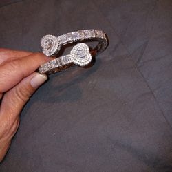 Iced Out Bangle Bracelet 