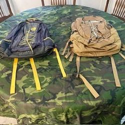 Two (2) North Face Backpacks 