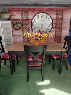 Black family dinning set