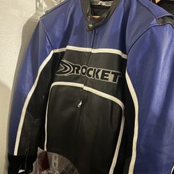 Joe Rocket Motorcycle Leather Jacket
