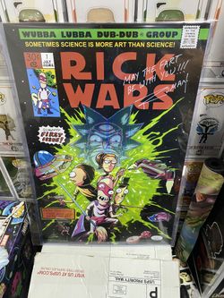 Rick And Morty: Rick Wars Poster Signed