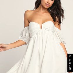 White Dress From Lulus 