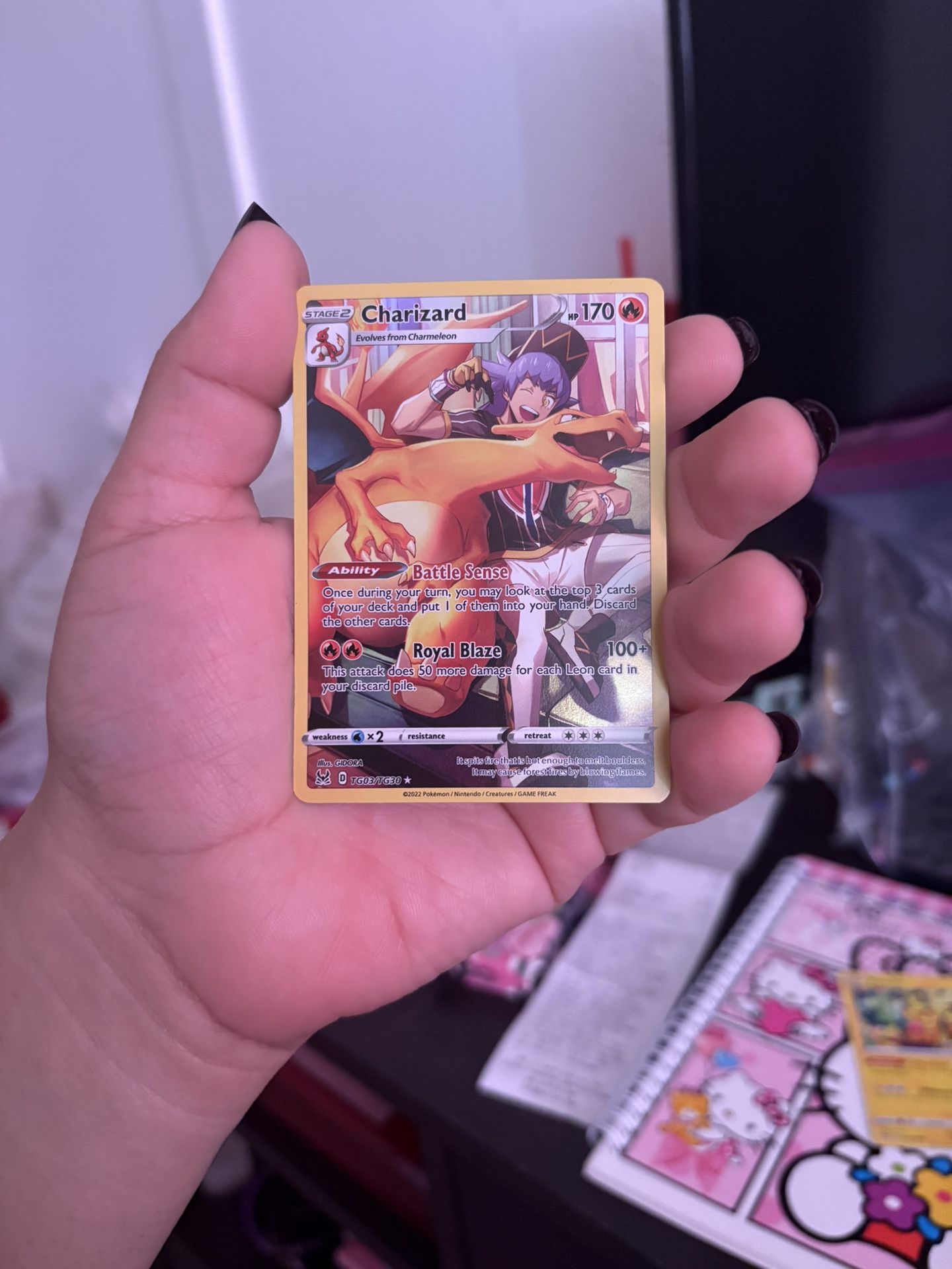 2022 Charizard Lost Origin TG03/TG30