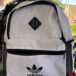 White Adidas Backpack In Awesome Condition 