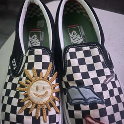 Vans x Skateistan Skate Slip-On Checkerboard shoes