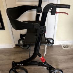 Black F22 DRIVE Rollator WALKER Senior 