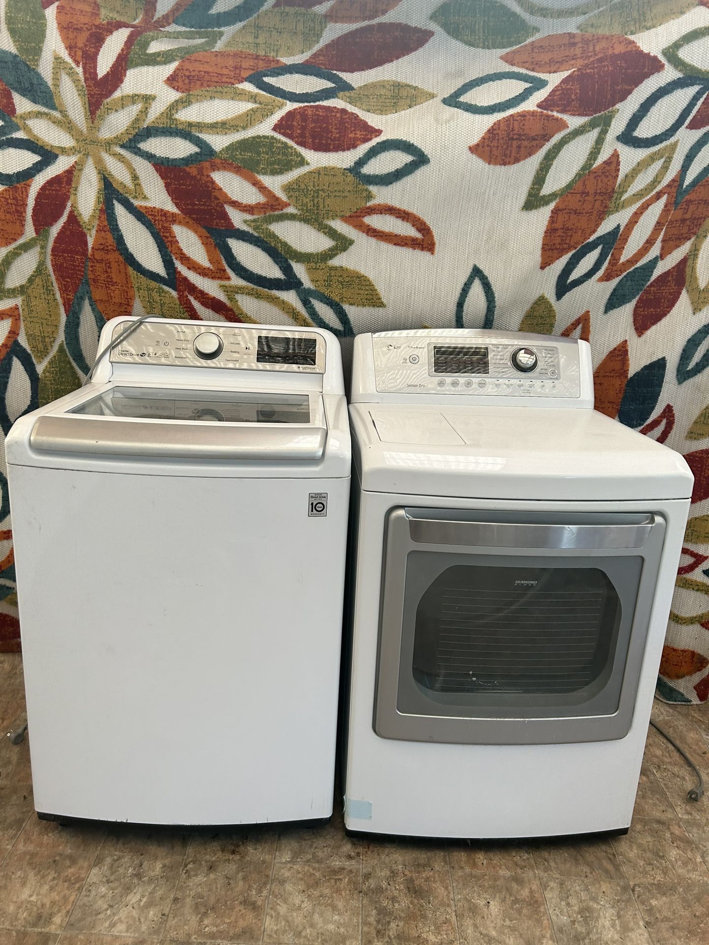 LG Set Gas Laundry