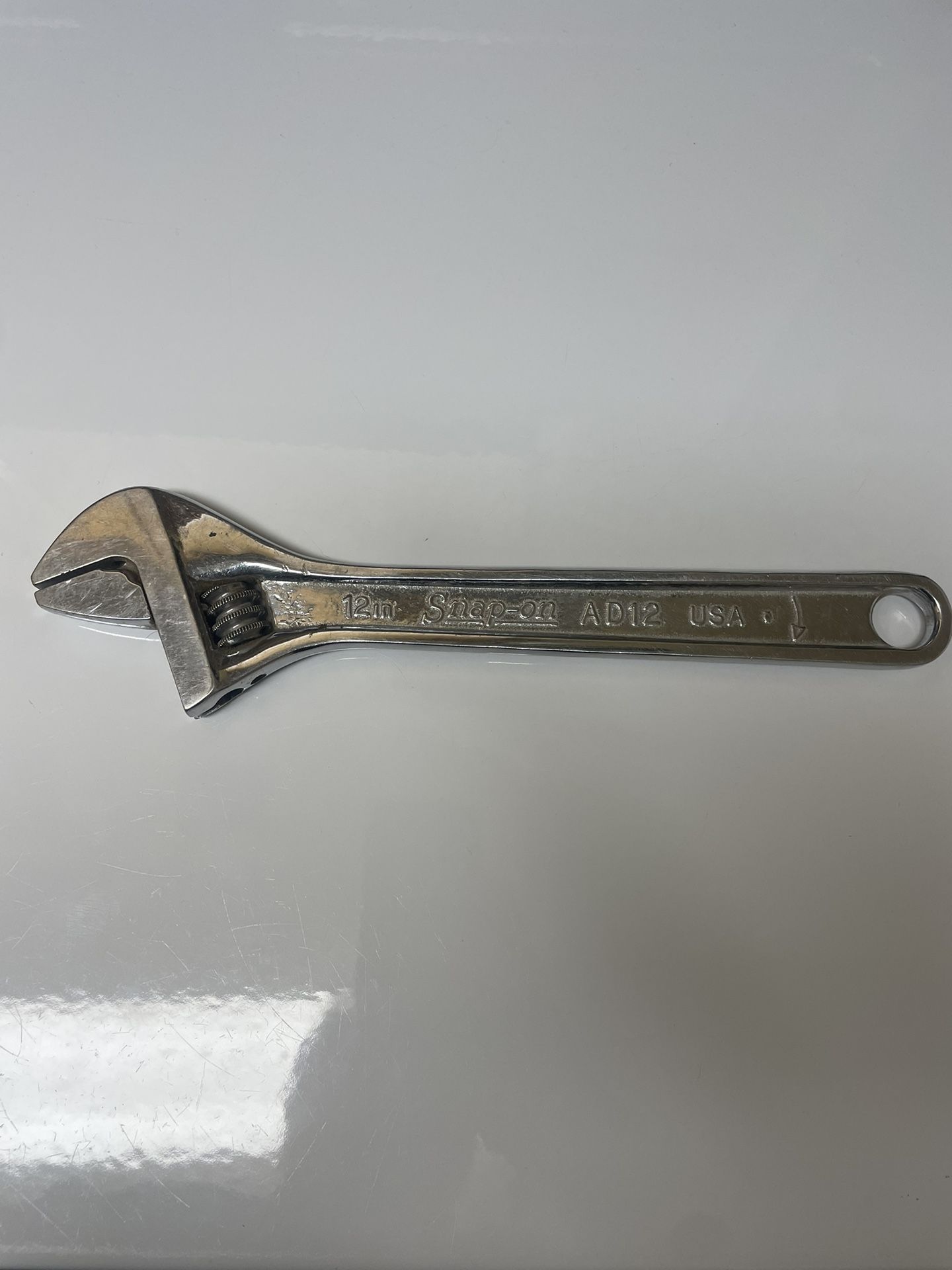 Snap On Tools AD12 300mm 12" Chrome Adjustable Wrench 