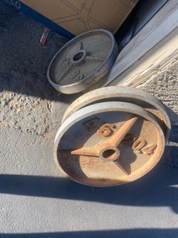 Olympic bar and weights