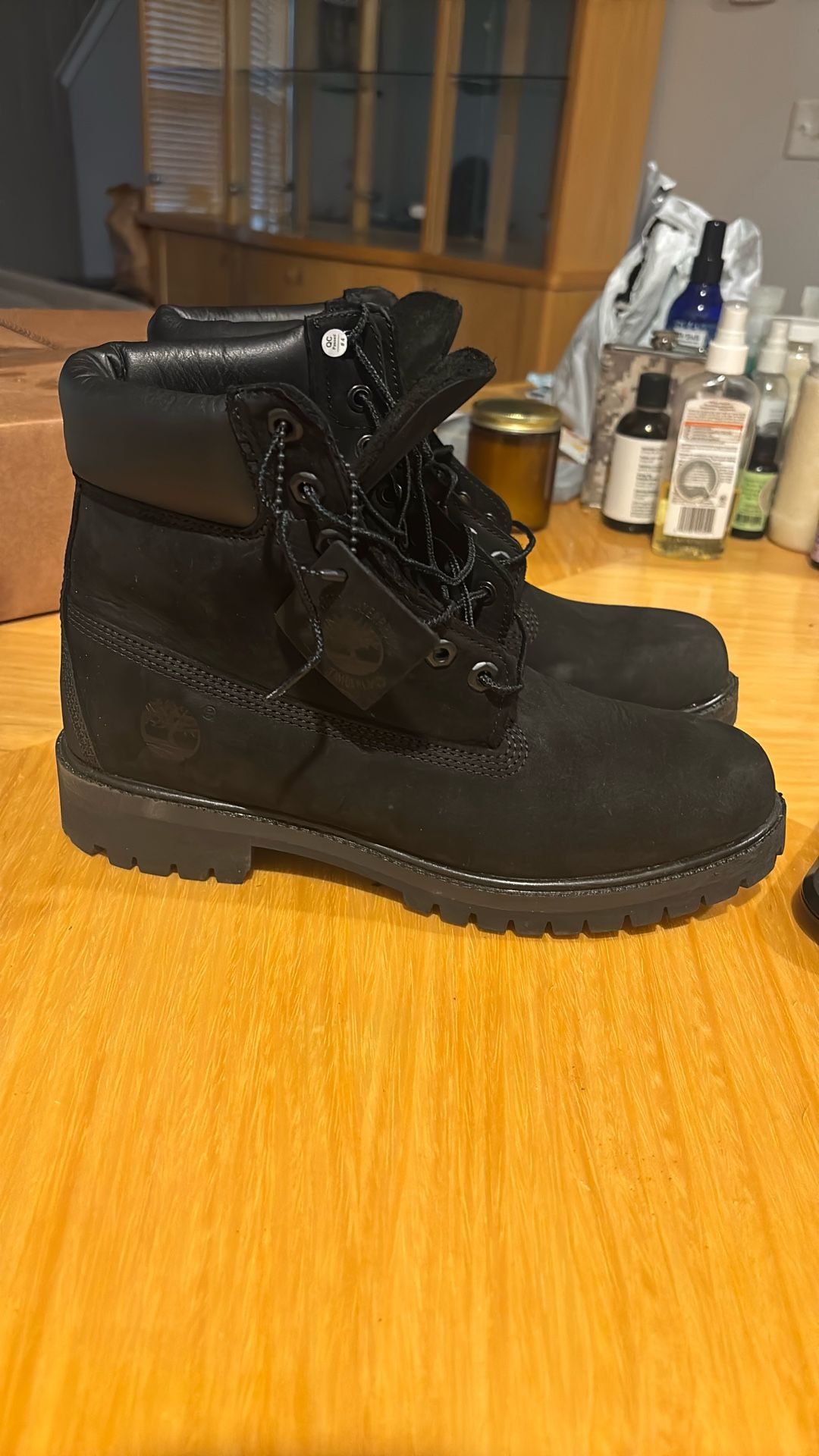 Black Timberland Boots