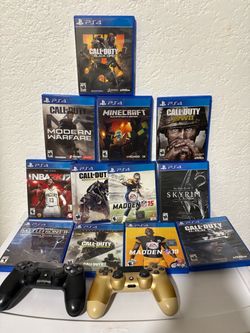 PlayStation 4 games, two wireless remote 🎮