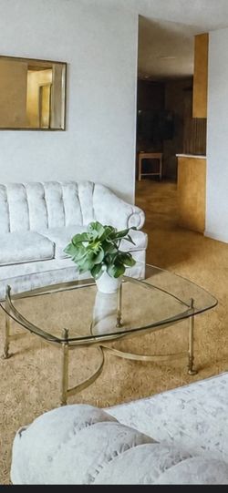 Brass and Glass tables $70 for all!!