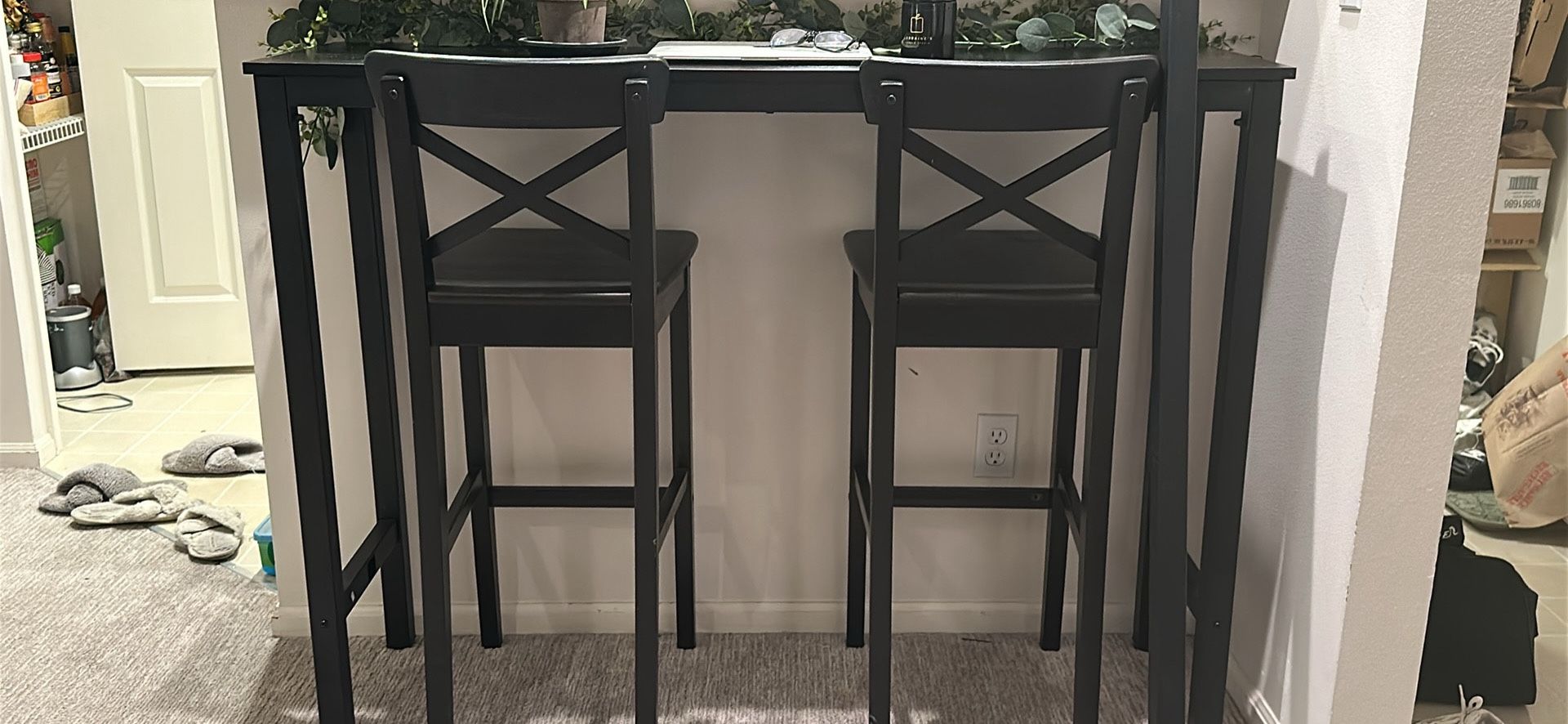 High Table and Chairs