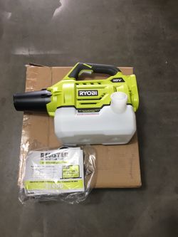 45 Dlls…RYOBI ONE+ 18V Cordless Battery Fogger/ Mister (Tool Only)