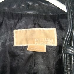 Michael Kors Leather Moto Jacket Sz. Medium