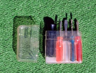 Vintage Tool Mate 7-Piece Manual Screwdriver Ergonomic w/Large Handle Set EUC