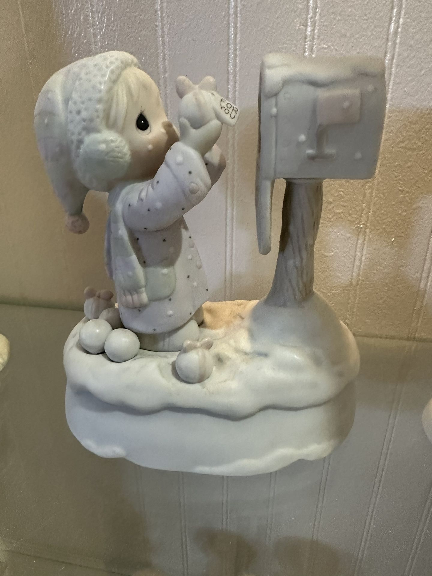 Precious Moments Music Box-White Christmas