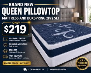 🇺🇸🇺🇸NEW PILLOWTOP SET $219