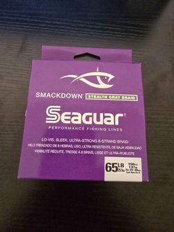 Seaguar Smackdown Stealth Gray Braid 65lb 150yd