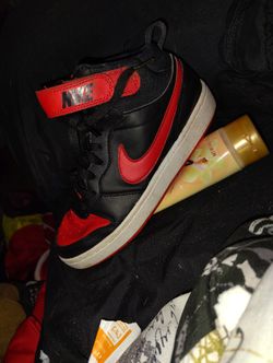 Retro Jordan 1 . ( Size 7.5) Black & Red 