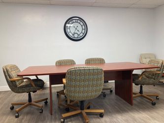Tables and Chairs and clock for sale