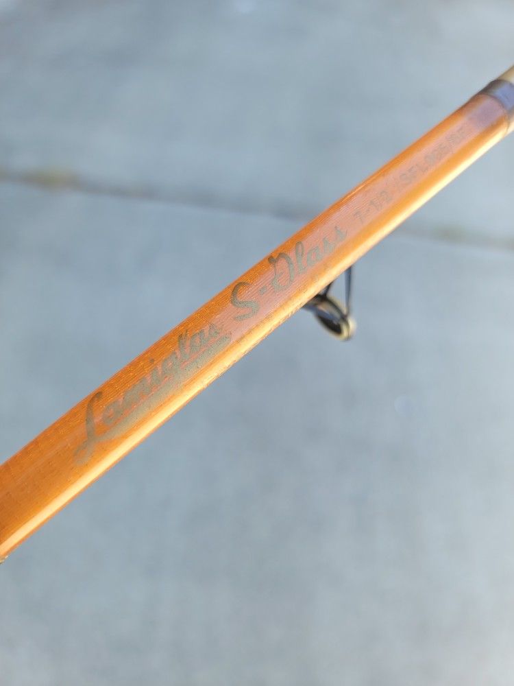 Rare Vintage Lamiglas S Glass Fishing Rod