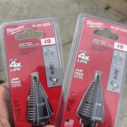 #9 Milwaukee Shockwave Step Bits Brand New