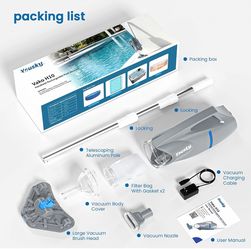 Yousky Vako H11 Handheld Rechargeable Pool Vacuum