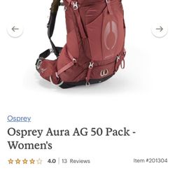 Osprey Women’s Backpacking 50L