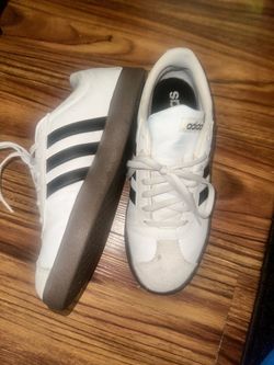 Adidas White Low-Top Sneakers
