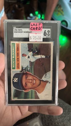 Title: 1956 Topps #340 Mickey McDermott SGC 6 – Yankees Vintage Card
