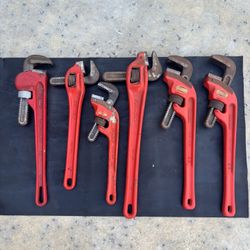 Large Ridgid Pipe Wrenches 