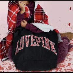 NWT PINK Victoria’s Secret | Black Red Tote Bag