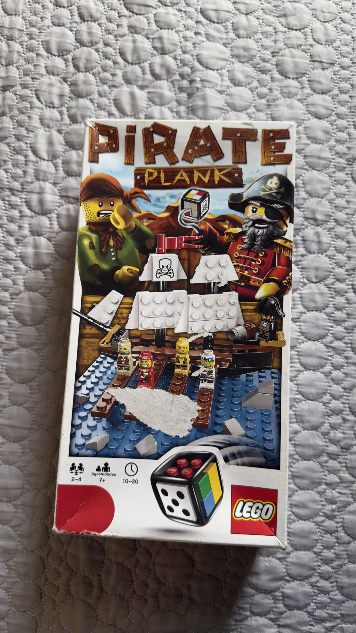 LEGO 3848 Pirate Plank Game with box and instructions