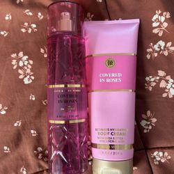 Bath & Body Works “Covered in Roses” Set