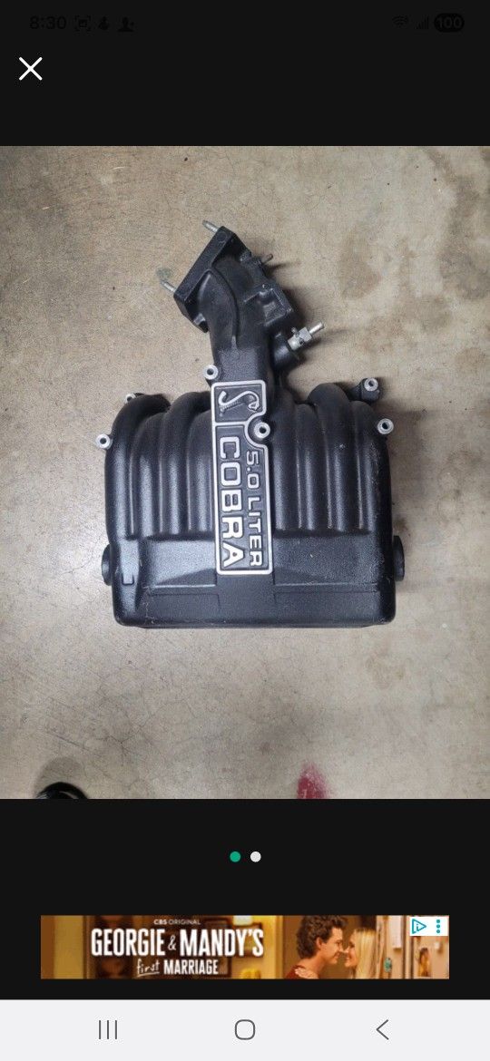 1(contact info removed) Mustang Cobra Upper And Lower Intake